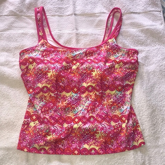 Kim Rogers Women’s Plus Tankini Swimsuit Top - Picture 1 of 5